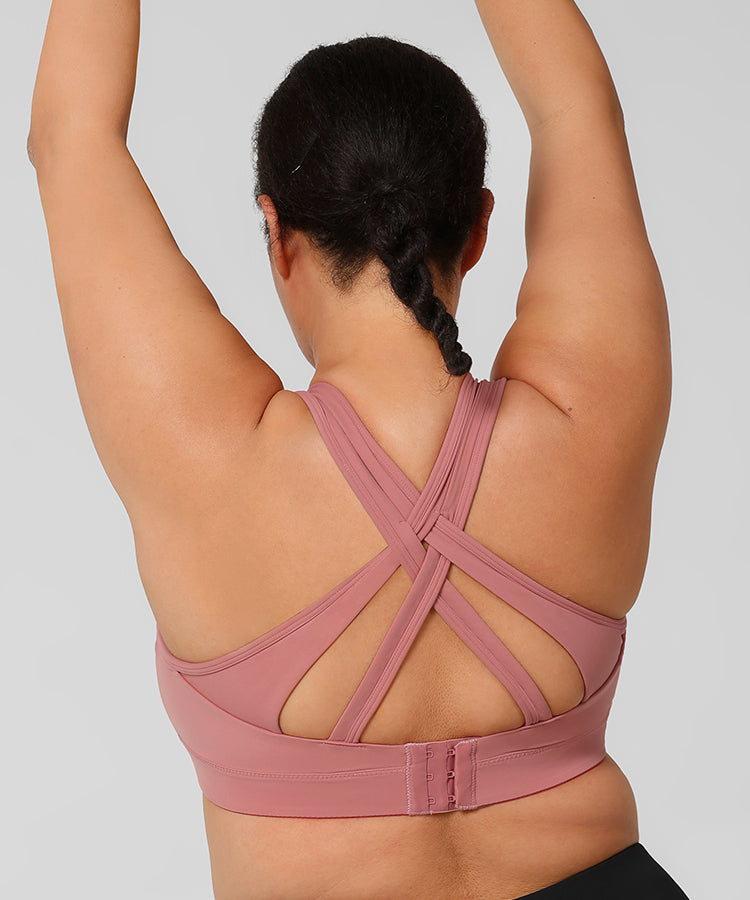Reggiseno da corsa imbottito Power Cross Back | Reggiseno sportivo ad alto sostegno da donna (taglie forti)
