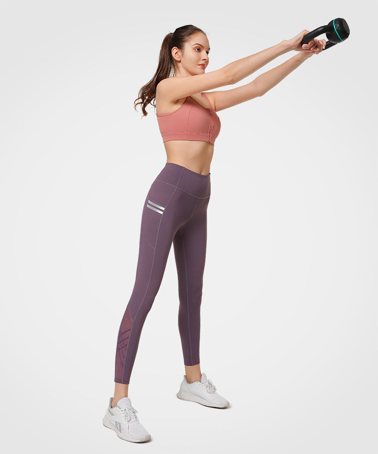 Power™ Soft Adjustable High-Support Mesh Running Bra | Women's High Support Sports Bra