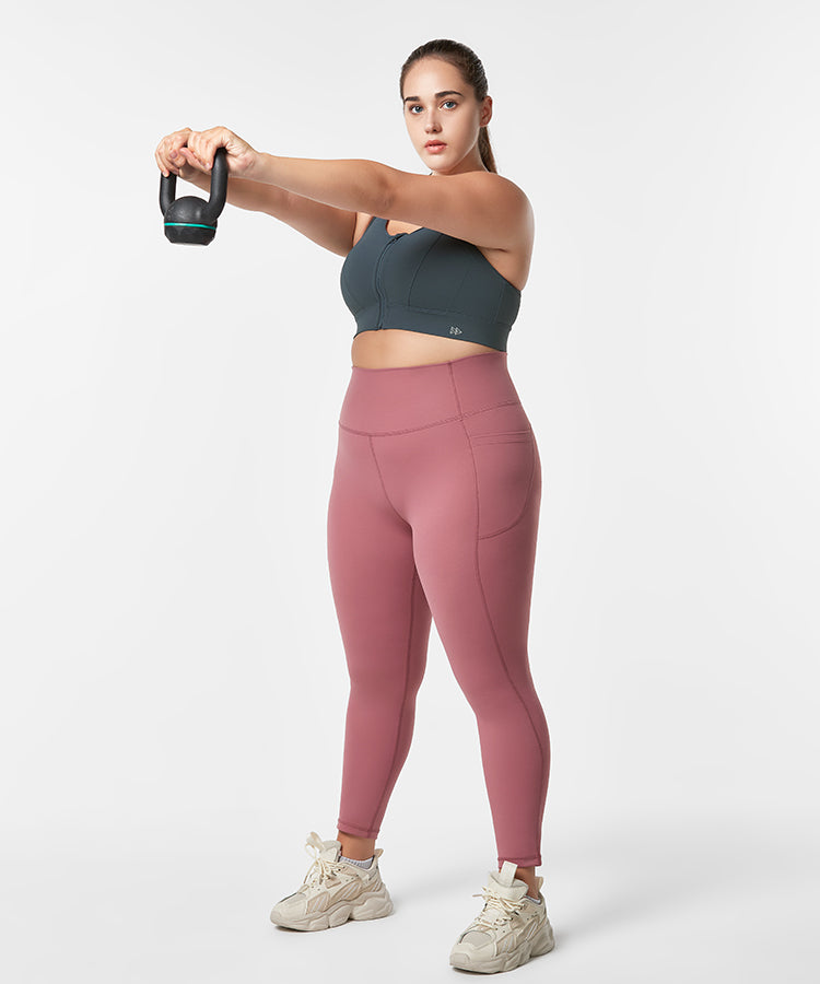 Power Cross Racerback-Lauf-BH | Sport-BH mit starkem Halt für Damen (Übergröße)