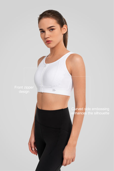 Echo™ Cut Out Design Padded Running Bra | Women's High Support Sports Bra - image 13