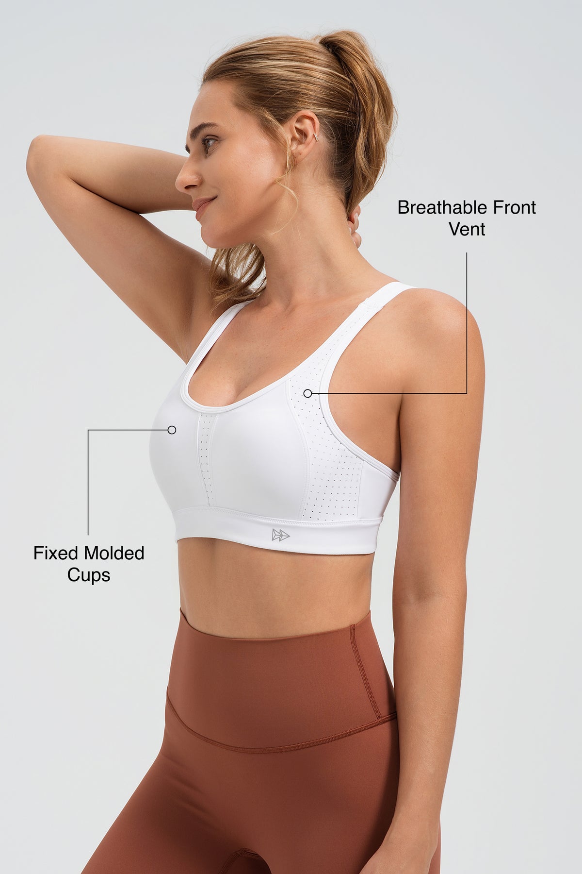 Power™ Adjustable Two Style Running Bra | Women's High Support Sports Bra