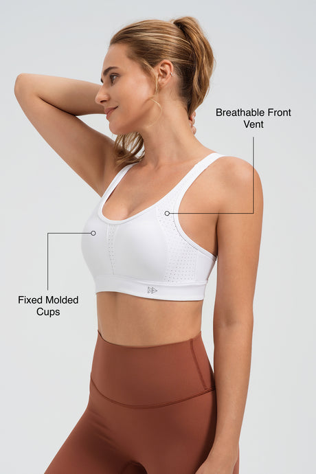 Power™ Adjustable Two Style Running Bra | Women's High Support Sports Bra - image 3