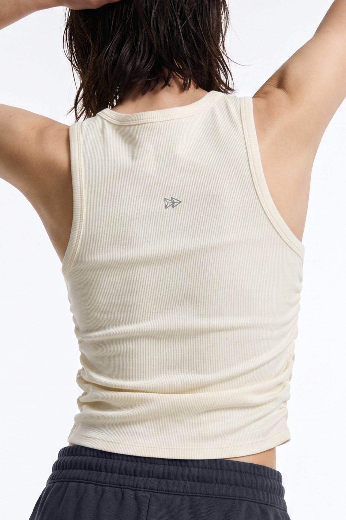 Anywhere™ Built-In Cups Stretch Ribbed Tank | Women's Sports Tank For Yoga & Daily