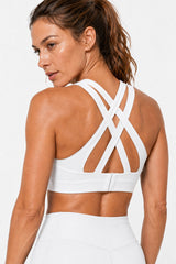 Power™ Cross Back Padded Running Bra | Women's High Support Sports Bra