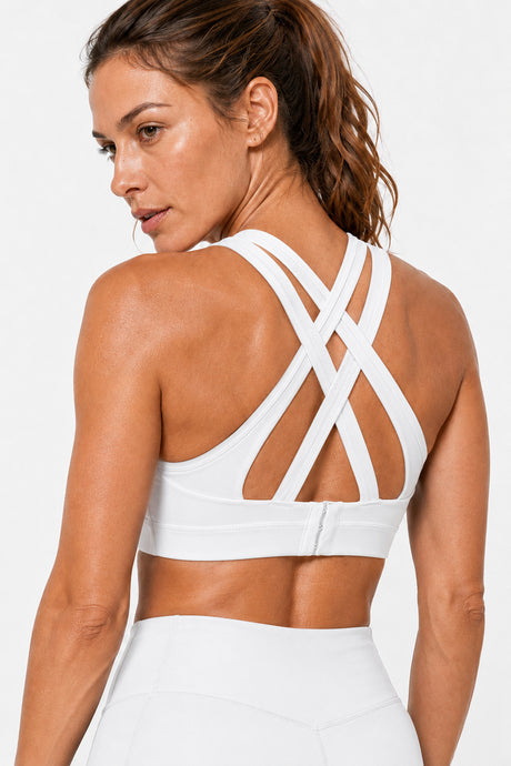 Power™ Cross Back Padded Running Bra | Women's High Support Sports Bra - image 5