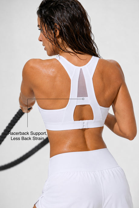 Shift™ Breathable Racerback High-Support Bra | High-Impact Support Best For Running, HIIT & Training - image 14