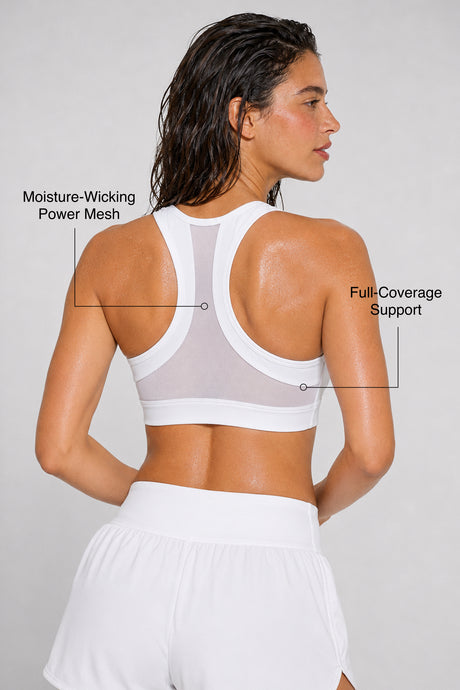 Enfold™ Front-Zip Breathable Racerback Sports Bra | High-Impact Support for Running, HIIT & Training - image 2