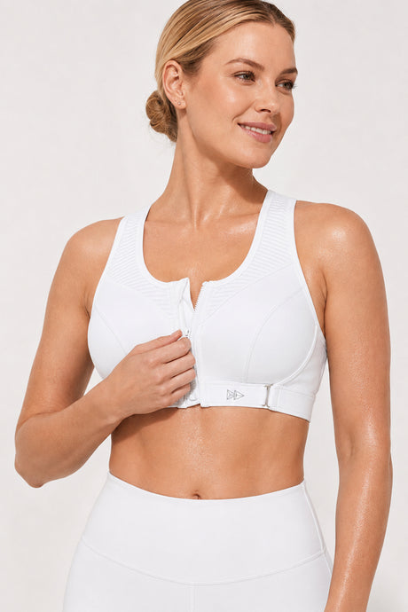 Power™ Zip Front Adjustable High Support Sports Bra | Women's High Support Sports Bra - image 2