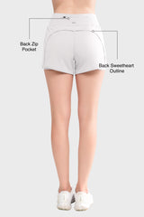 Pantalones cortos de entrenamiento Shift de malla interior de secado rápido con bolsillo de 8,9 cm | Pantalones cortos de running para mujer