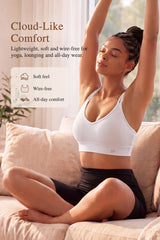 Anywhere V-ringad diamantmesh-yoga-bh | Sport-bh med lätt stöd för kvinnor