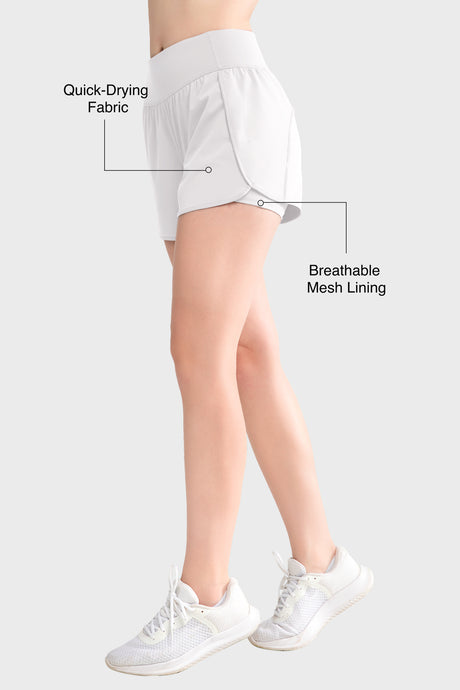 Shift™ Quick Dry Inner Mesh Workout Shorts with Pocket 3.5''| Women's Running Shorts - image 15