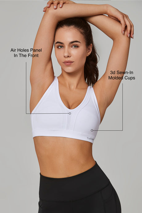 Power™ Cross Back Padded Running Bra | Women's High Support Sports Bra - image 9