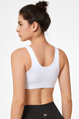 Zip-Front Unpadded High-Support Sports Bra | Women's High Support Sports Bra