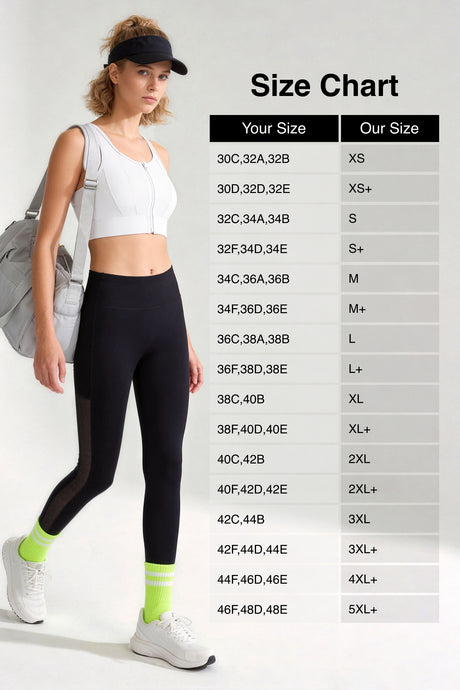 Power™ Front-Zip Jacquard Mesh Longline Sports Bra | High-Impact Support for Running, HIIT & Training - image 10