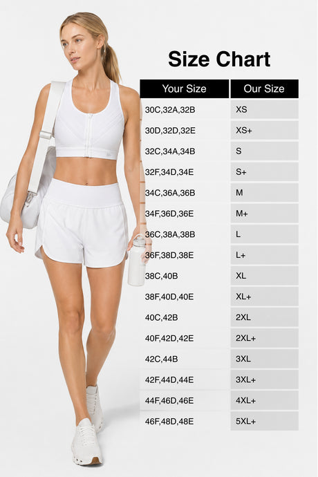 Enfold™ Zip-Front Breathable Racerback High-Support Bra for Larger Busts | Women's High Support Sports Bra - image 4