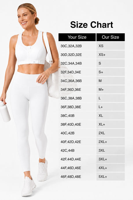 Power™ Zip Front Adjustable High Support Sports Bra | Women's High Support Sports Bra - image 4