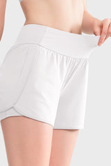 Pantaloncini da allenamento in rete interna ad asciugatura rapida Shift con tasca da 3,5'' | Pantaloncini da corsa da donna
