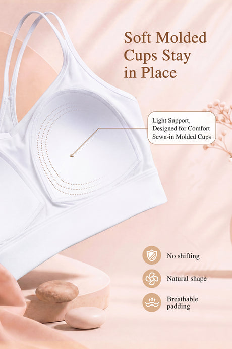 Anywhere™ Breathable Soft Bra for Yoga & Everyday Wear | Women's Light Support Sports Bra - image 5