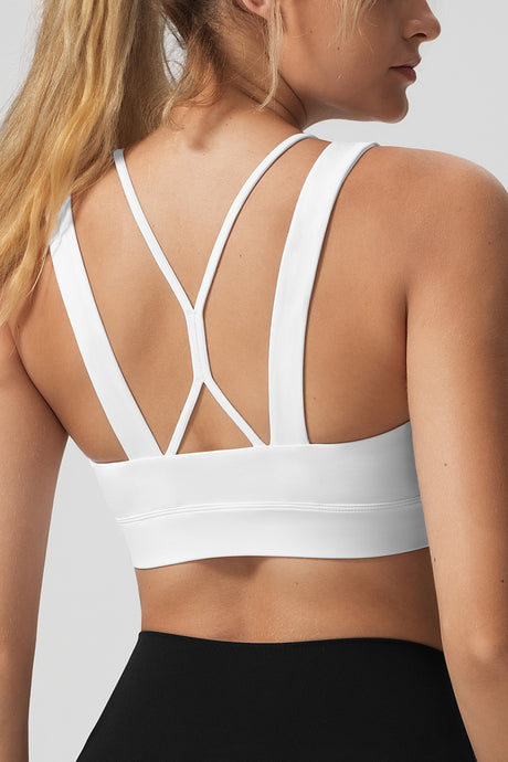 Anywhere™ Cross-back Soft Fixed Cups Yoga Bra | Women's Light Support Sports Bra Best For Yoga, HIIT - image 19
