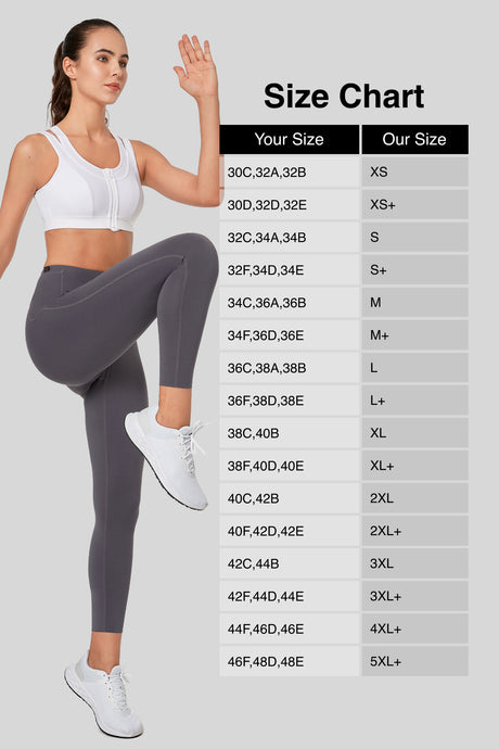Enfold™ Zip Mesh Racerback Padded Running Bra | Women's High Support Sports Bra - image 4