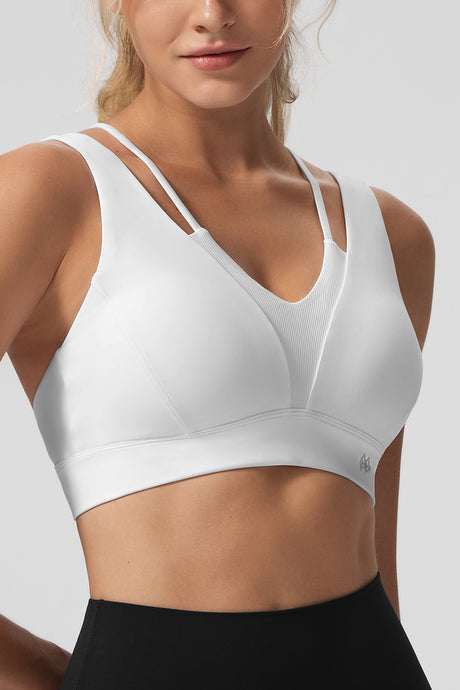 Anywhere™ Cross-back Soft Fixed Cups Yoga Bra | Women's Light Support Sports Bra Best For Yoga, HIIT - image 18