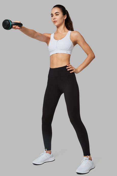 Power™ Zip Front Criss Cross High Support Running Bra | Women's High Support Sports Bra (Plus Size) - image 24
