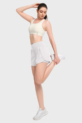 Pantalones cortos de entrenamiento Shift de malla interior de secado rápido con bolsillo de 8,9 cm | Pantalones cortos de running para mujer
