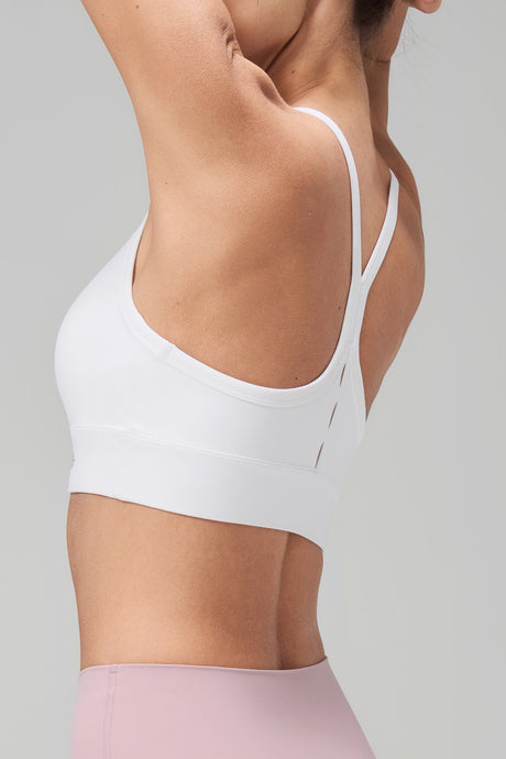 Anywhere™ Y-Back Design Sewn-in Pads Yoga Bra | Women's Light Support Sports Bra - image 12