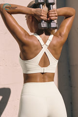 Power™ Adjustable Crossback Straps for Custom Support | High-Impact Bounce Control Without Flattening for Running, HIIT & Training