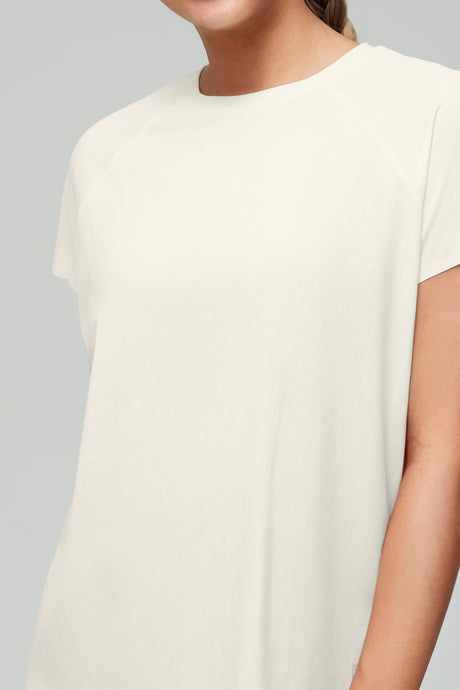 Anywhere™ Back Mesh Solid Color Comfortable T-shirt - image 11
