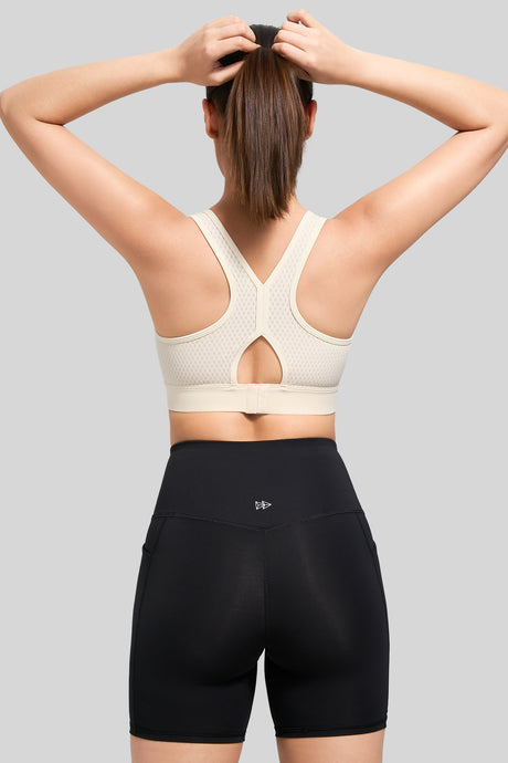 Reggiseno da corsa traspirante Power Butterfly Back Mesh | Reggiseno sportivo ad alto supporto da donna - image 2
