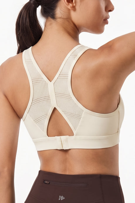 Power™ Breathable Panel With Adjustable Support Sports Bra | High Support for Running, HIIT & Training - image 5