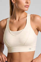 Echo™ Crisscross Adjustable-Strap Sports Bra with Mesh | Sustainable Bounce Control for Running, HIIT & Training