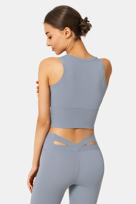 Anywhere™ High Neck Padded Gym Bra | Women's Light Support Sports Bra - image 2