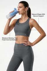 Shift™ Breathable Crossback Light Support Sports Bra | Women's Light Support Sports Bra Best For Yoga, HIIT