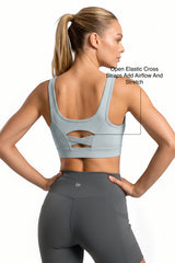 Power™ Zip Front Air Flow Back Full Coverage High Support Sports Bra | Women's High Support Sports Bra
