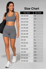 Enfold Zip Front Mesh Racerback Vadderad Löpar-BH | Sport-BH med Högt Stöd för Damer