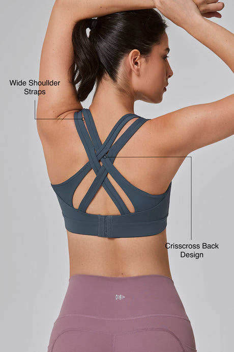 Power™ Cross Back Padded Running Bra | Women's High Support Sports Bra - image 26