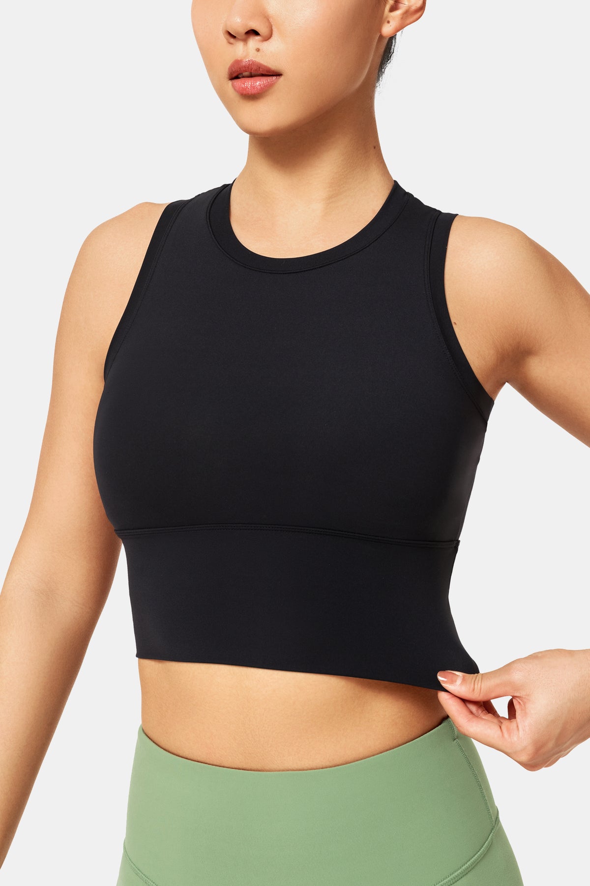 Anywhere™ High Neck Padded Gym Bra | Women's Light Support Sports Bra