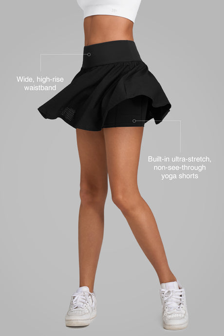 Sculpt™ Breathable Mesh-Lined Pleated Tennis Skirt | Women's Sports Skirt - image 2
