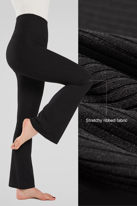 Echo™ Ribbed Stretchy Tummy Control Leggings 29'' | Women's Light Support leggings - image 2