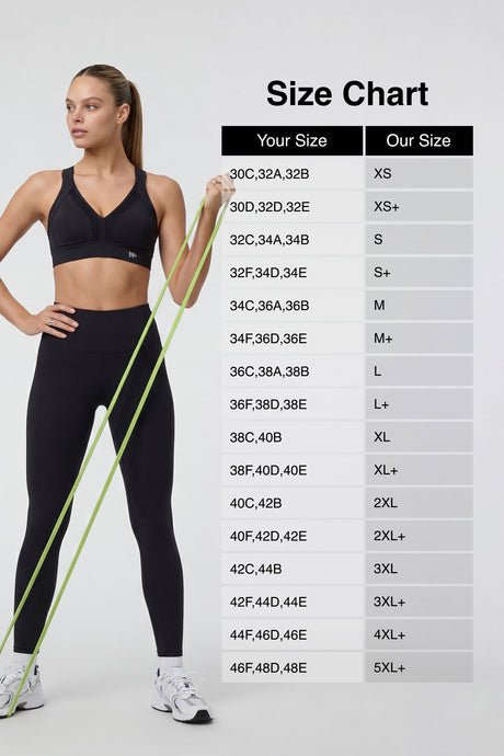 Power™ High Support Adjustable Cross Back Running Bra | Women's High Support Sports Bra - image 3