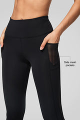Power™ High Waist Mesh Pockets Running Leggings 26"| Women's High Support Leggings