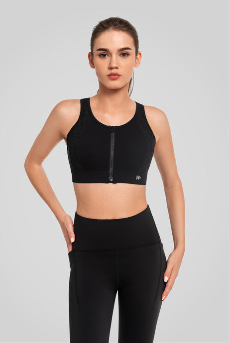 Echo™ Cut Out Design Padded Running Bra | Women's High Support Sports Bra - image 5