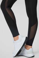 Power™ High Waist Mesh Pockets Running Leggings 26"| Women's High Support Leggings