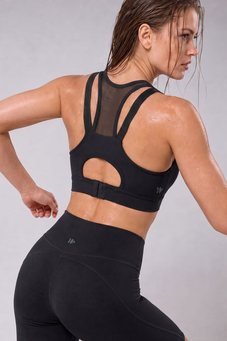 Power™ Zip Front Breathable Full-Coverage Running Bra | Women's High Support Sports Bra - image 17