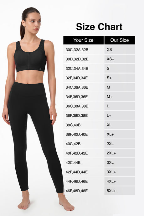 Power™ Breathable Zip Front Fixed Cups High Impact Bra | Women's High Support Sports Bra - image 16