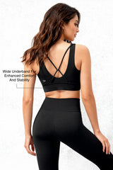 Anywhere™ Padded Longline Yoga Bra with Wide Underband| Women's Light Support Sports Bra