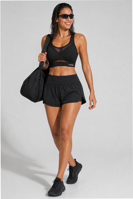 Shift™ Breathable Racerback High-Support Bra | High-Impact Support Best For Running, HIIT & Training - image 5