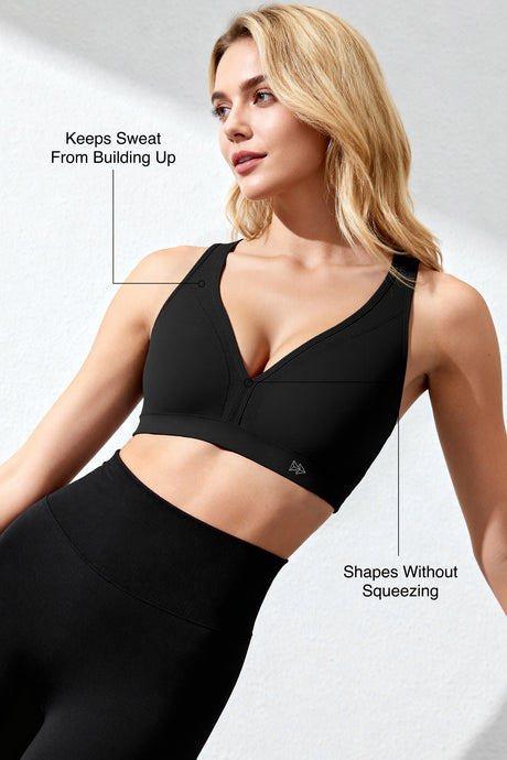 Power™ Adjustable Straps Cross-Back Sports Bra | High-Impact Bounce Control Without Flattening for Running, HIIT & Training - image 7